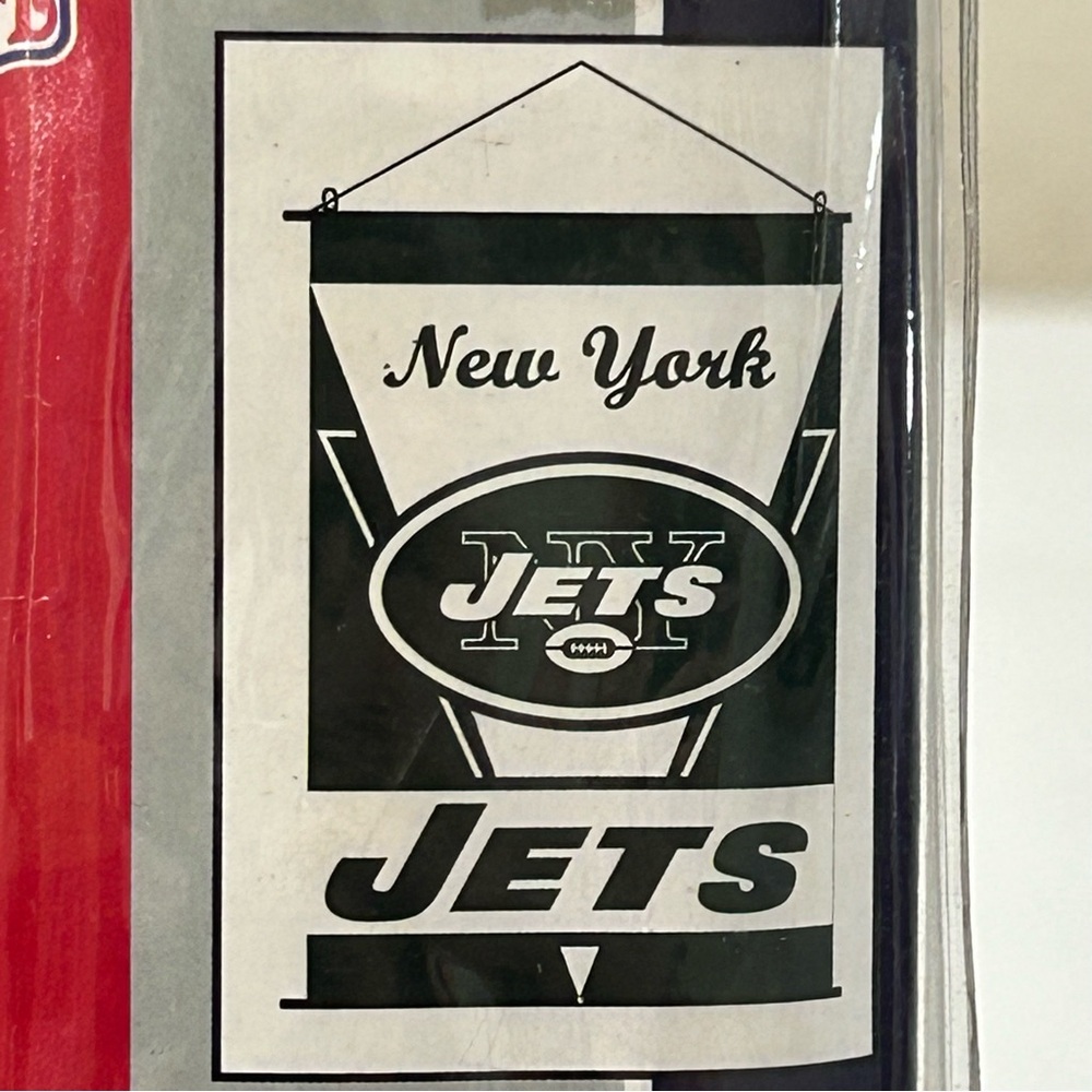 New York NY Jets NFL Football Indoor Wall Hanging Banner Scroll Flag 28”x 40”